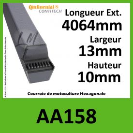 Courroie Hexagonale AA158 - Continental