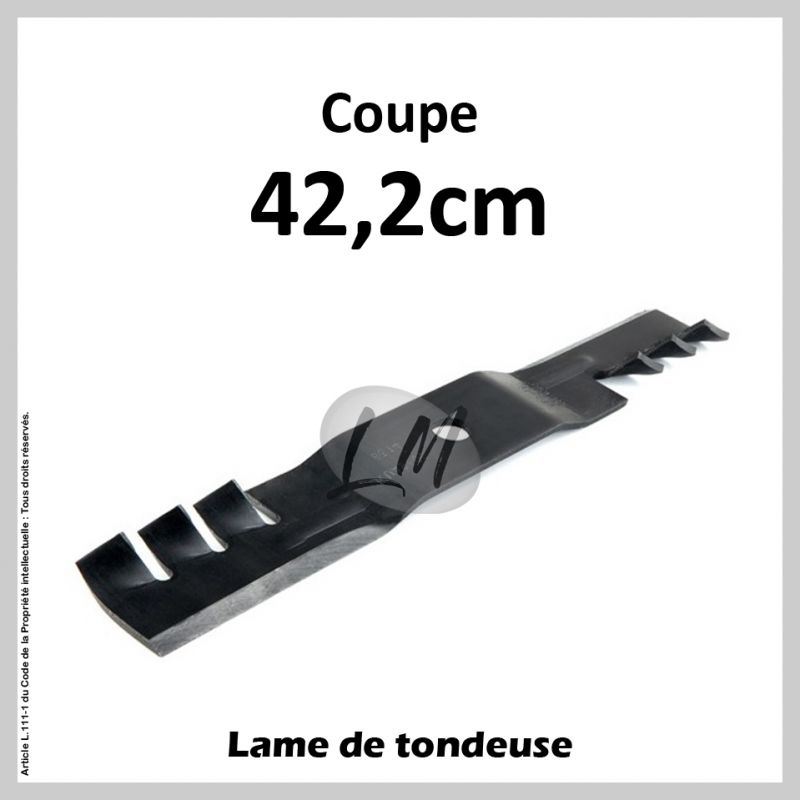 Lame tondeuse Coupe 42,2 cm JOHN DEERE