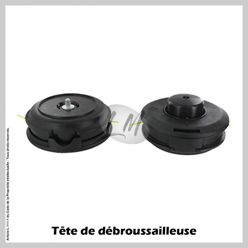 Tête débroussailleuse 2 fils TECOMEC TAP-N-GO Ø130 M8x1,25 MG