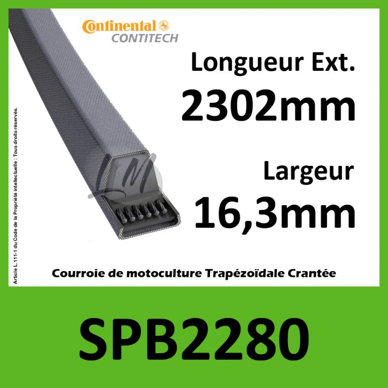 Courroie SPB2280 - Continental