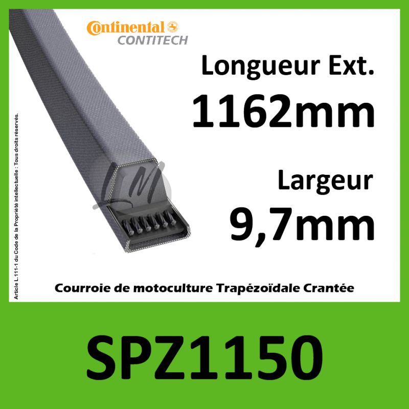 Courroie SPZ1150 - Continental