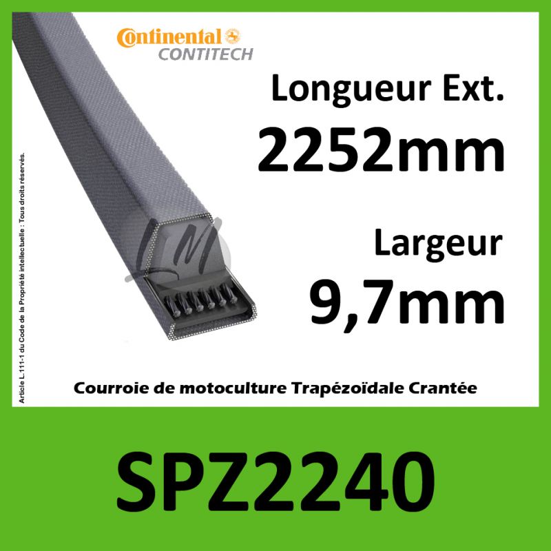 Courroie SPZ2240 - Continental