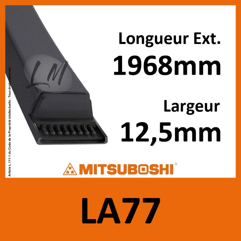 Courroie Mitsuboshi LA77