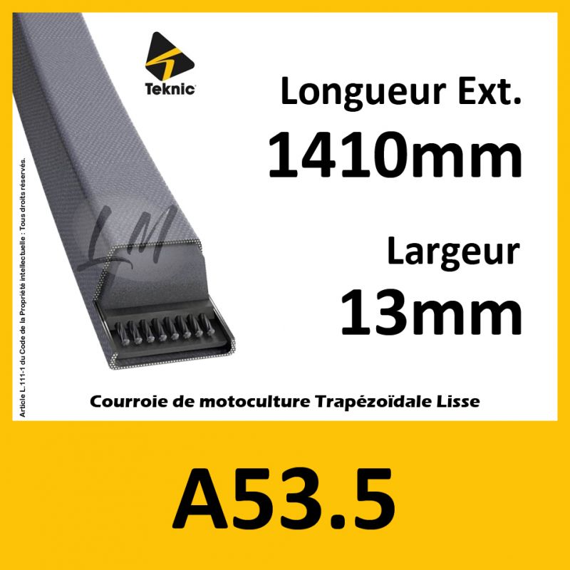 Courroie A53.5 - Teknic