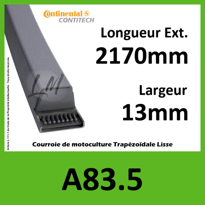 Courroie A83.5 Continental