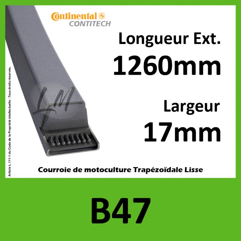 Courroie B47 Continental