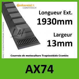 Courroie AX74 - Continental