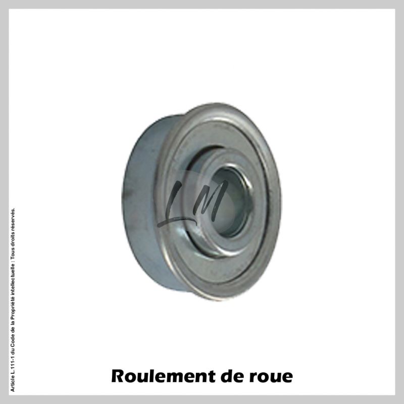 Roulement de roue avant et arrière - Ø extérieur avec épaulement de 31 mm