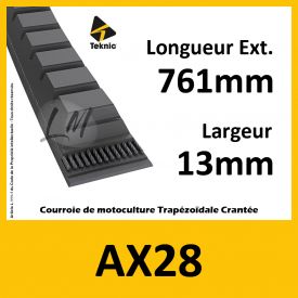 Courroie AX28 - Teknic