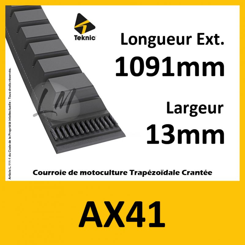 Courroie AX41 - Teknic