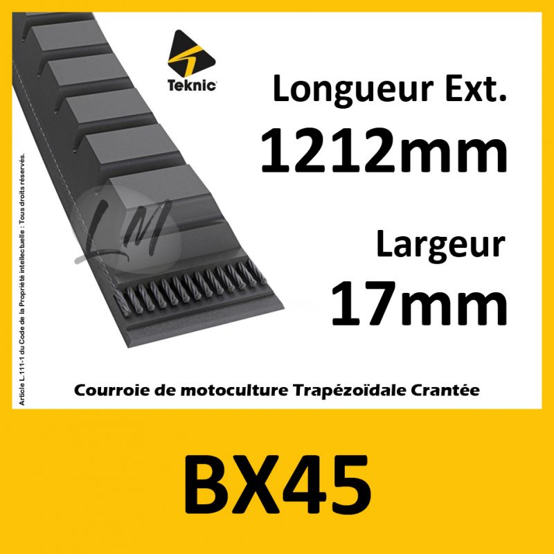 Courroie BX45 - Teknic