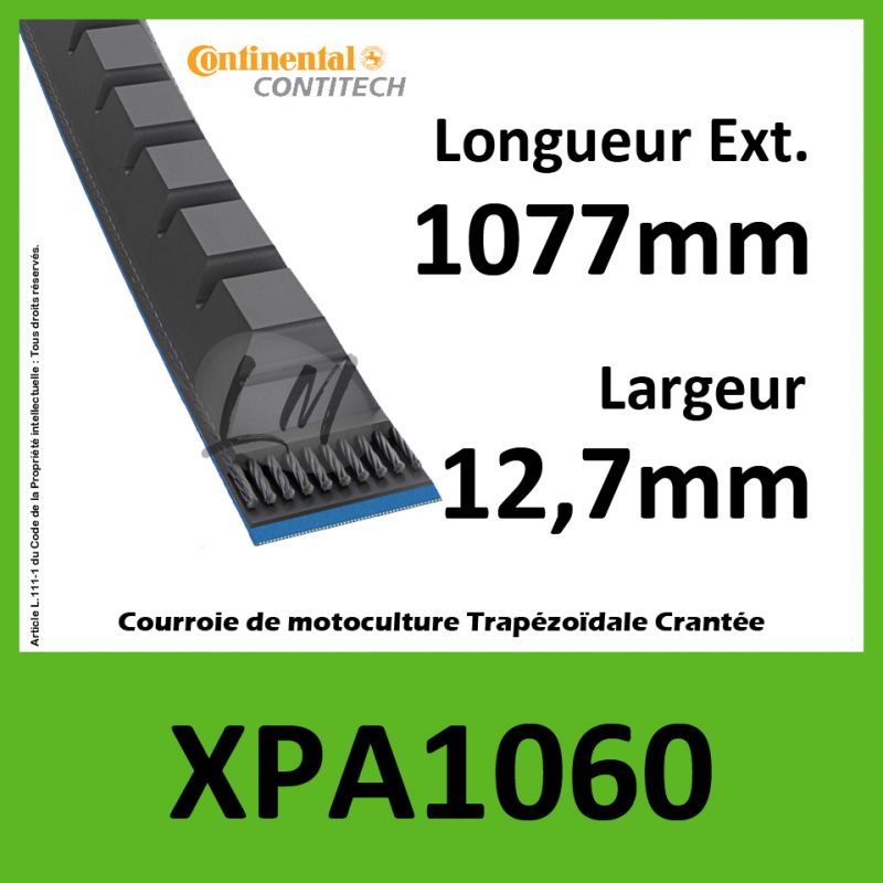 Courroie XPA1060 - Continental Pioneer