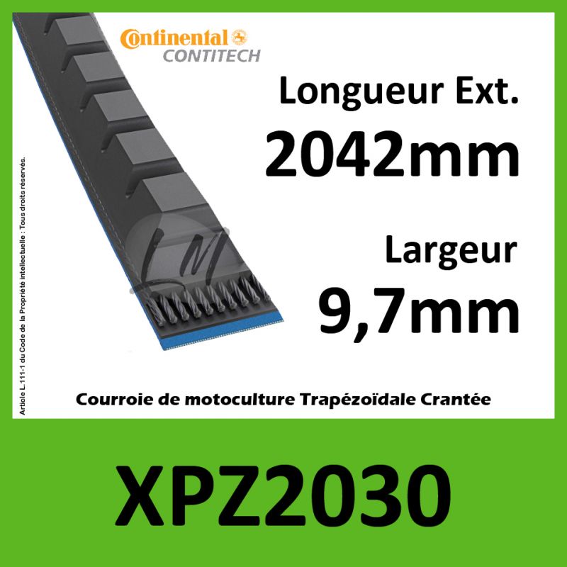 Courroie XPZ2030 - Continental Pioneer